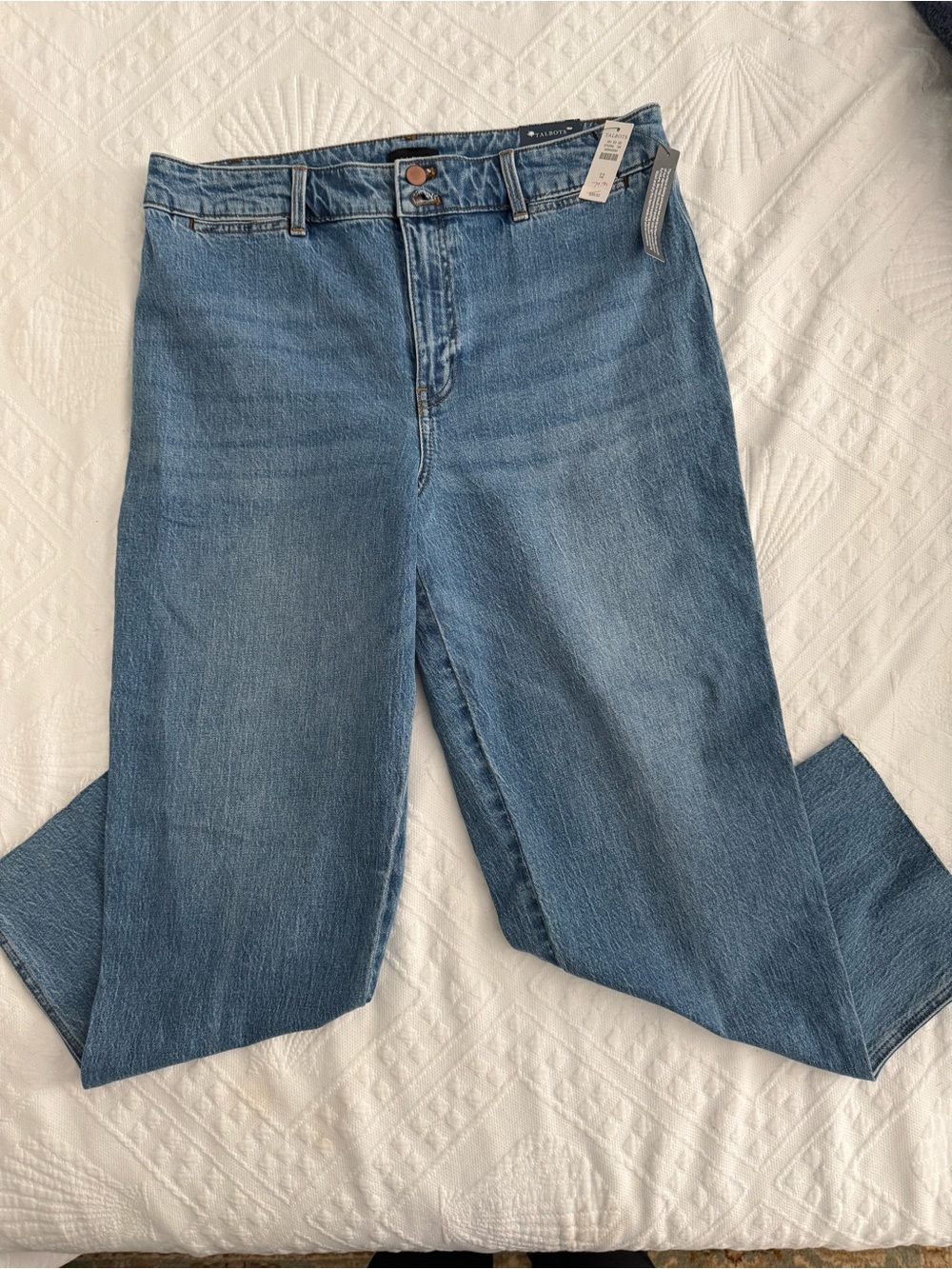 Talbot’s Easy Straight Jean- raw edges